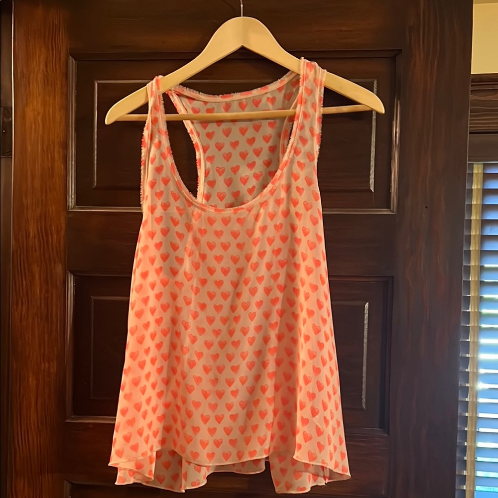 🩷 Pink Sleeveless Tank Top